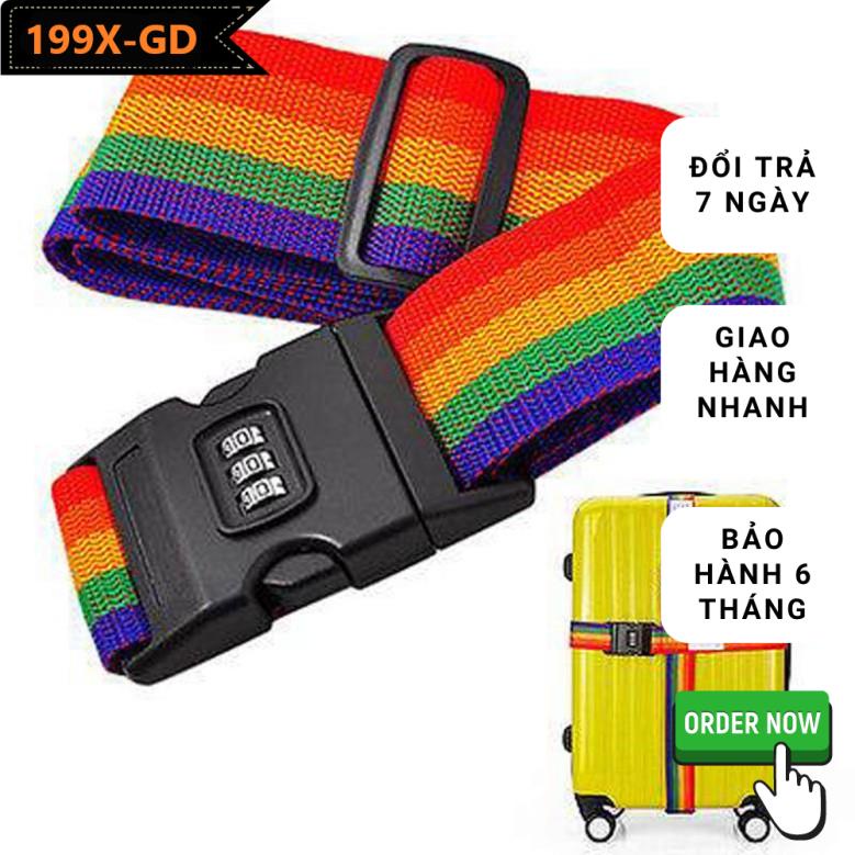 Dây Đai Vali Có Khóa Số Giúp Bảo Vệ vali , túi chống mất cắp 3644 AQ