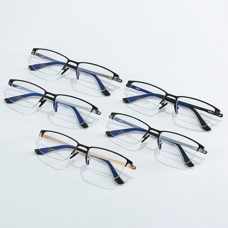 Gọng Kính Vuông Bằng Titan Siêu Nhẹ Thoải Mái Thay Thế Cho Nam Và Nữ PT089