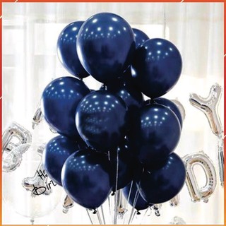 10 bong bóng xanh navy