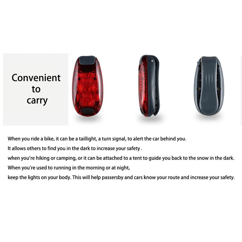 Đèn Cảnh Báo Gắn Đuôi Xe Đạp Nón Bảo Hiểm Đa Năng ff86 ff86