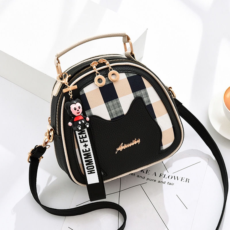 Túi đeo vai Chuwanglin làm từ da PU dễ thương dành cho nữ