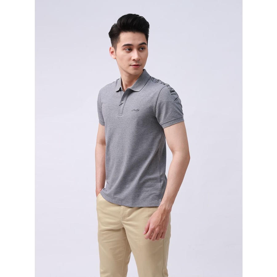 Áo Polo APS021s1 Slim có 3 Màu Trắng - Xám - Đen M/L/XL