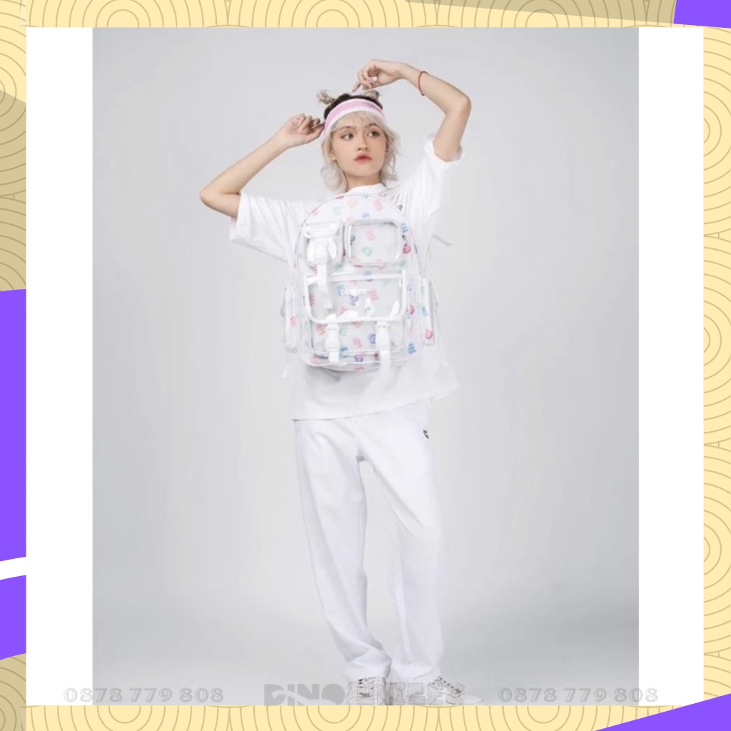 Balo Thời Trang Degrey Hoạ Tiết Chữ | Balo Đi Học Unisex Chuẩn Cao Cấp