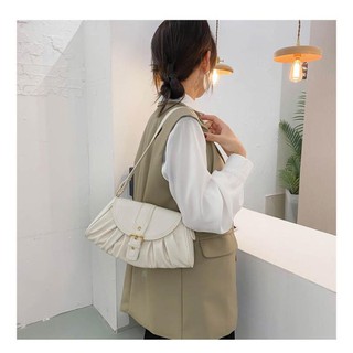 Túi kẹp nách nữ 💖FREESHIP💖 Túi kẹp nách đeo vai gấp nếp, Hot xu hướng thời trang Âu Mỹ