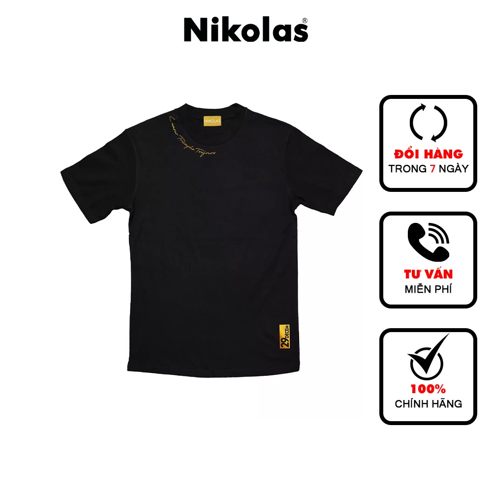 Áo thun Unisex Nikolas 100% Cotton L'amour Triophe Toujours