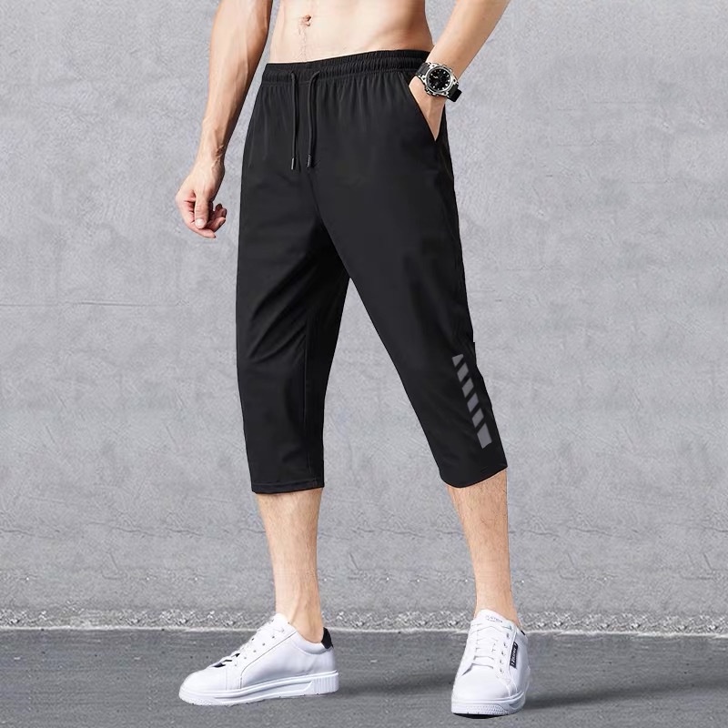 Quần lửng có túi thiết kế thời trang cho nam M-5XL