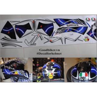Tem Mũ bảo hiểm Fullface AGV