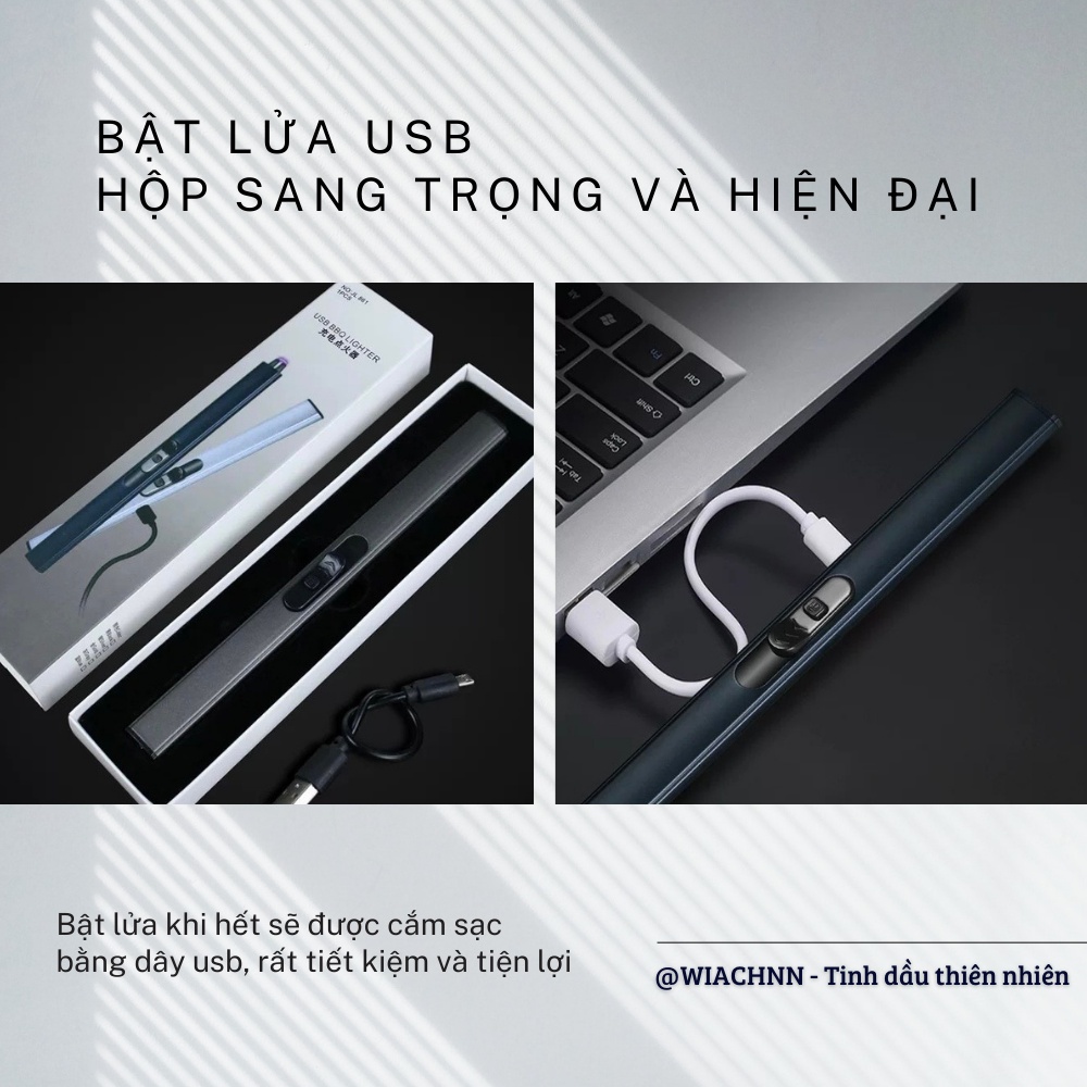 Phụ Kiện Chăm Sóc Nến Thơm Wiachnn Chuyên Dụng USB