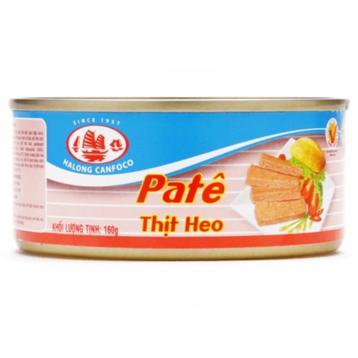 Pate thịt heo Hạ Long Canfoco hộp 160g