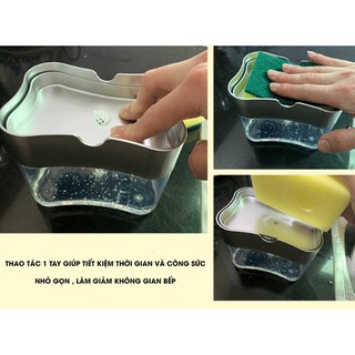Bộ Rửa Bát Chén SUPER CLEAN 3 Trong 1