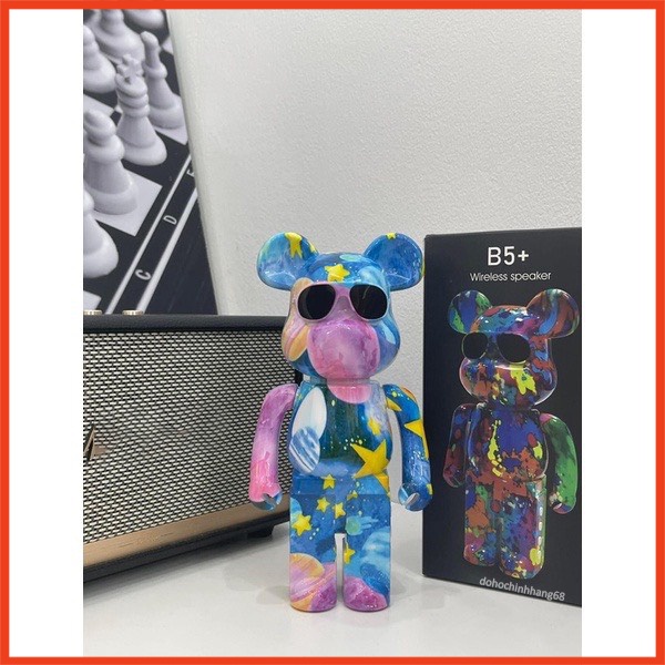 Loa Bluetooth Gấu Bearbrick Nghe Nhạc Hot Trend, Loa Gấu Mini Màu Sắc Sang Chảnh Mẫu Mới 2022