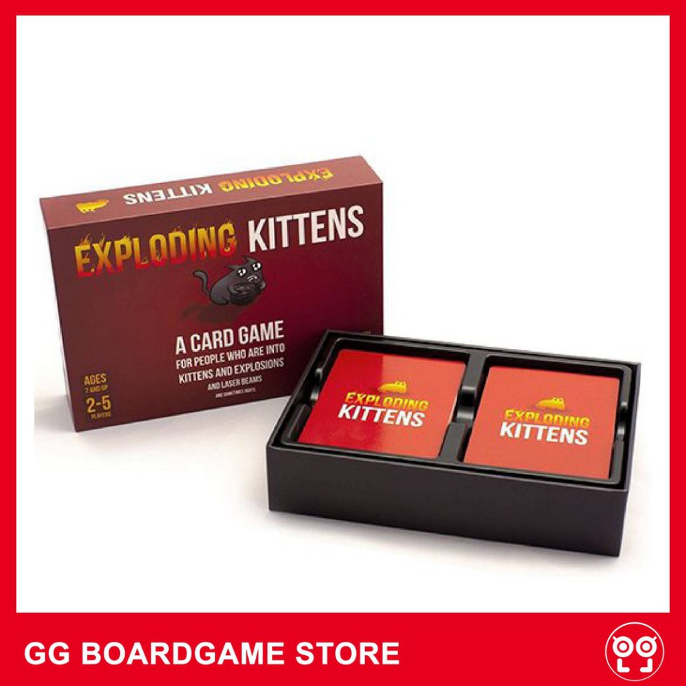 Trò chơi thẻ bài Mèo Nổ Exploding Kittens tiếng Anh