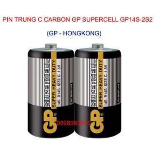 Mua Pin trung C CARBON GP SUPERCELL GP14S-2S2 vỉ 2 viên