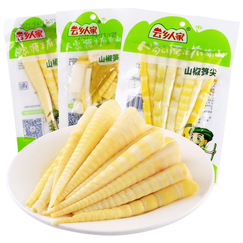 Măng trúc cay Tứ Xuyên ngâm ớt xanh siêu cay, ăn là mê, yumystore86