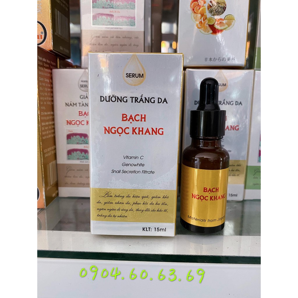 Serum Dưỡng Trắng Da BẠCH NGỌC KHANG 15ml