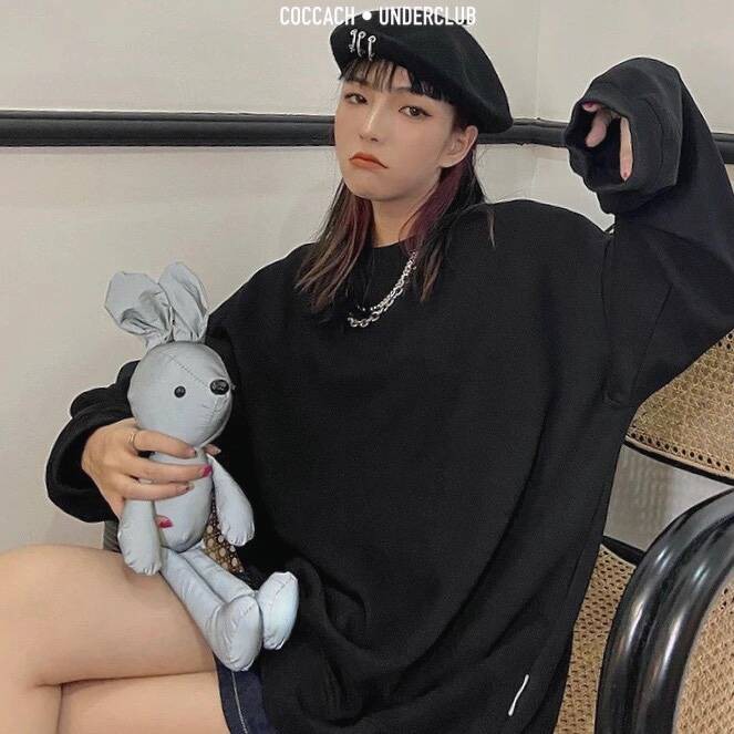 Áo nỉ dài tay cao cấp tặng thú bông AD1284 by COC CACH