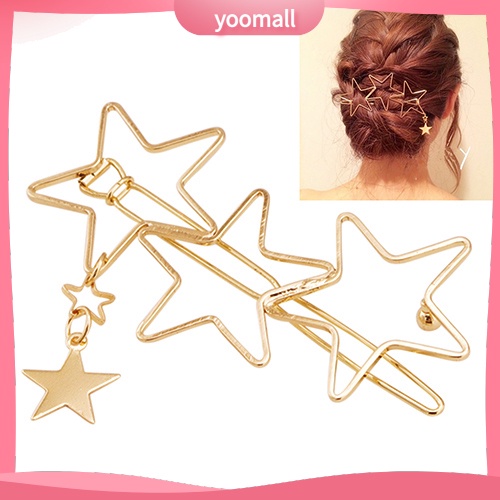 Kẹp tóc hình ngôi sao thiết kế xinh xắn dành cho phái nữ