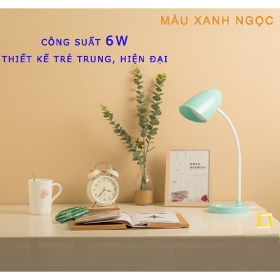 Đèn học Led chống cận thị để bàn Rạng Đông-6W- ánh sáng Vàng-Model:RD-RL-38