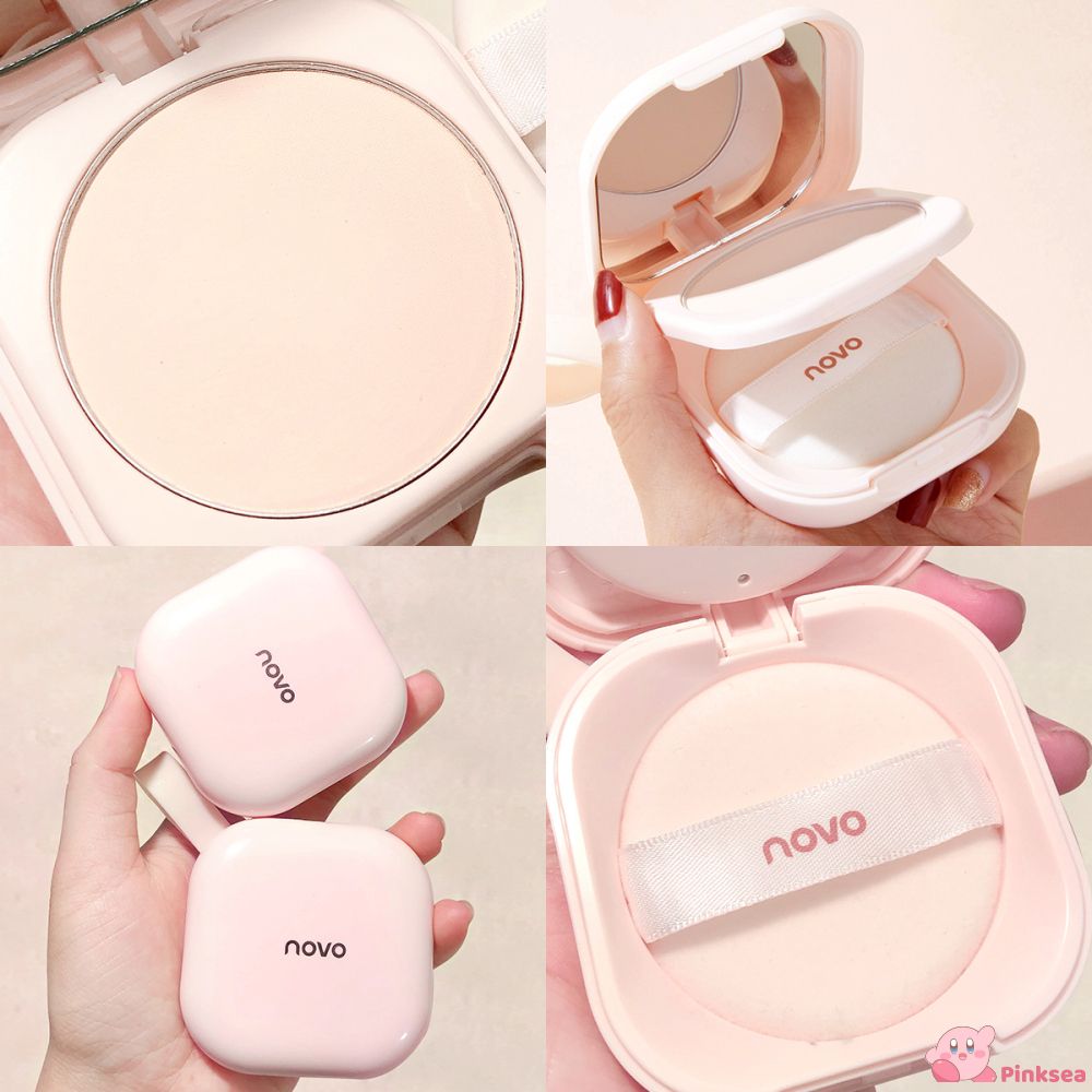 (Hàng Mới Về) Phấn Phủ Dạng Nén Novo Che Khuyết Điểm Khô Và Ướt Chống Nước