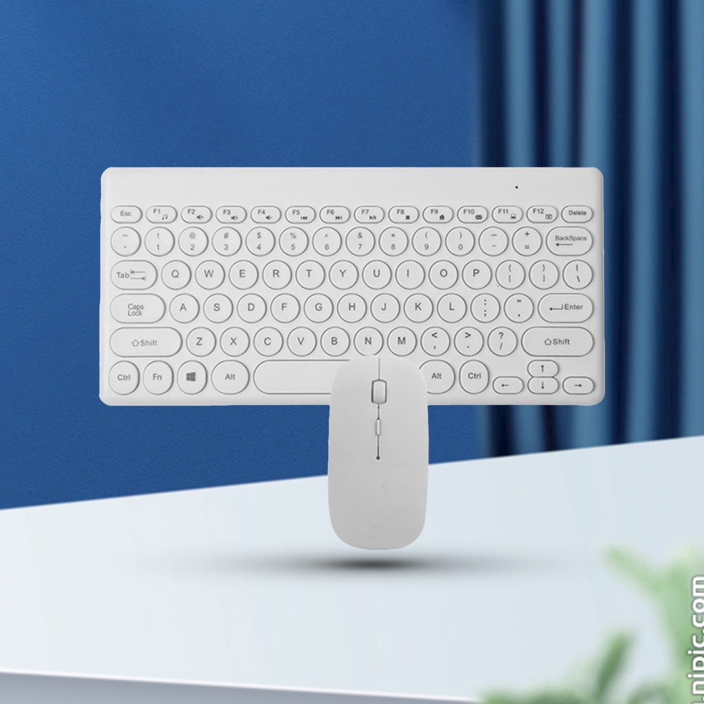 Bàn Phím Không Dây 169 2.4GHz Chống Trượt Và Giảm Tiếng Ồn