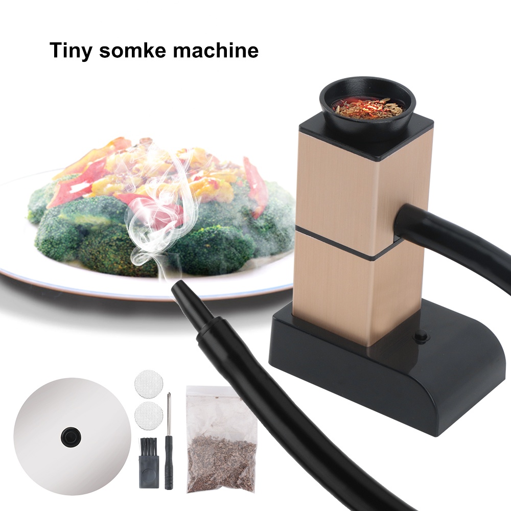 Máy phun khói cầm tay BORUiT sáng tạo truyền hương liệu vào thức ăn dành cho nhà bếp/ nướng BBQ