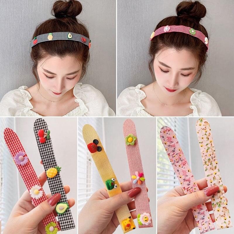 Bờm dán tóc, băng đô cài mái Hàn Quốc siêu xinh cho bé gái