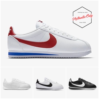 [100% CHÍNH HÃNG] Giày Nike Cortez Leather Móc Đỏ, Đen Classic - 807471/904764