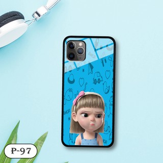 Ốp kính in hình cute Iphone 11 Pro Max