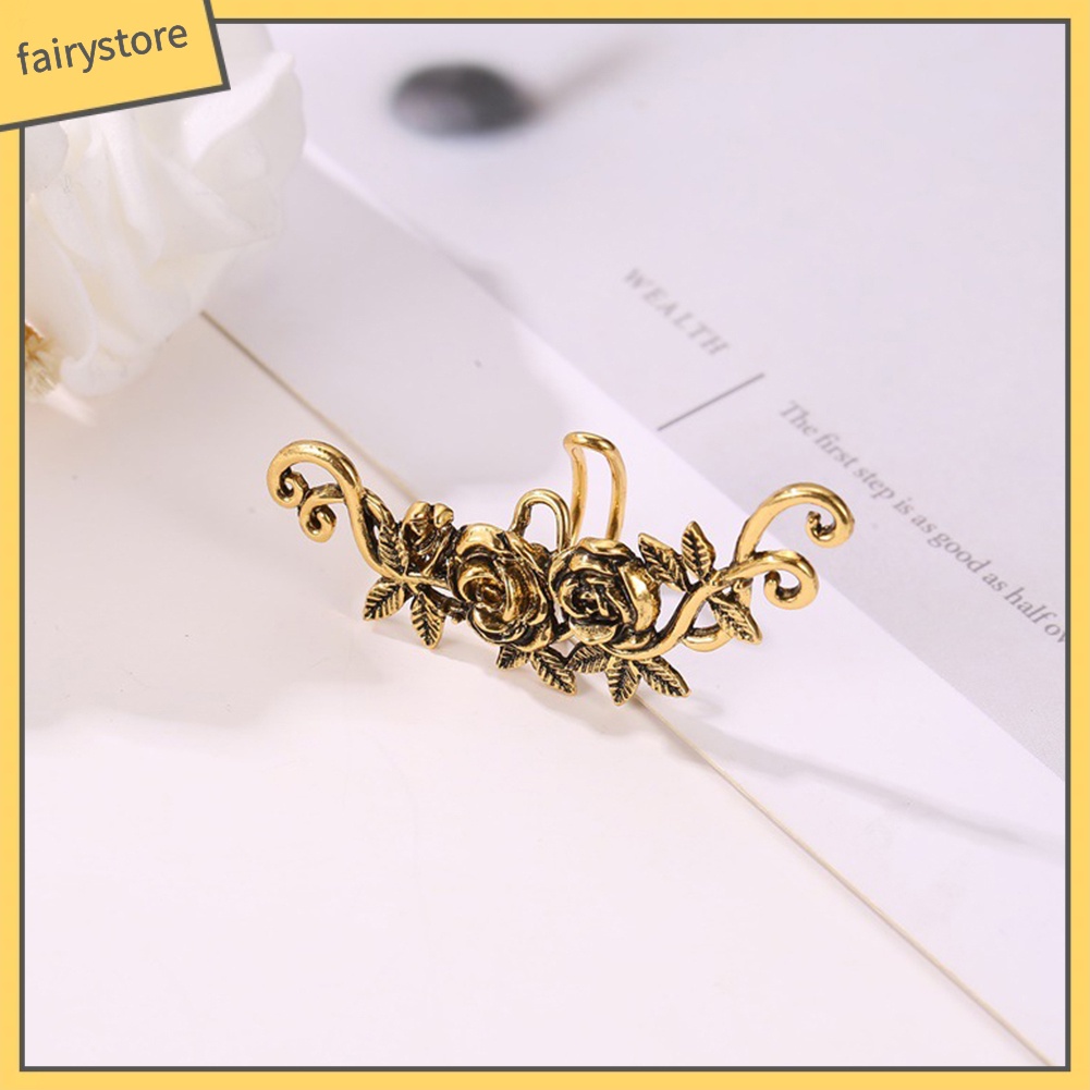 1 Khuyên Tai Hình Hoa Hồng Cá Tính Cho Nữ