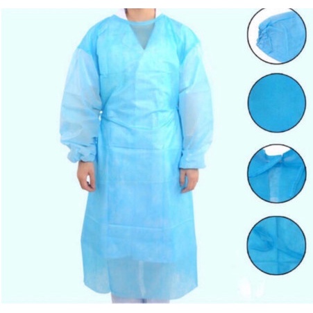 Áo y tế dùng 1 lần dùng trong phun xăm, spa