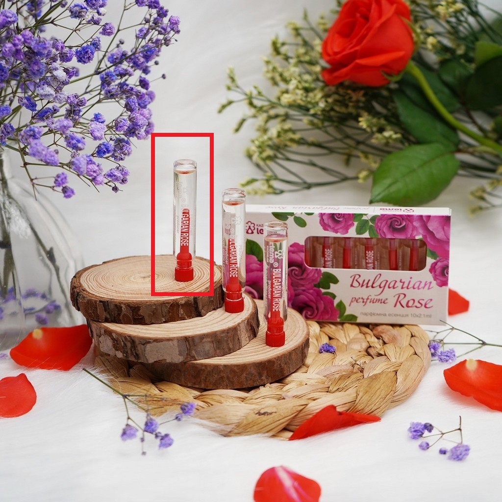 Nước hoa mini tinh dầu hoa hồng Bulgaria thương hiệu Lema 2,1ml chính hãng | Thế Giới Skin Care