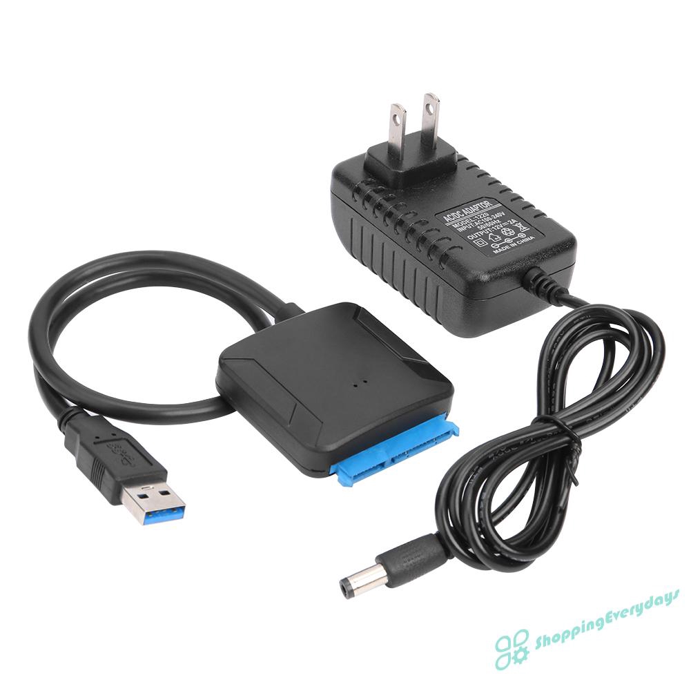 Dây Cáp Chuyển Đổi USB 3.0 Sang Sata Cho Hdd Ssd 2.5 / 3.5 Inch Chuyên Dụng Chất Lượng Cao | BigBuy360 - bigbuy360.vn