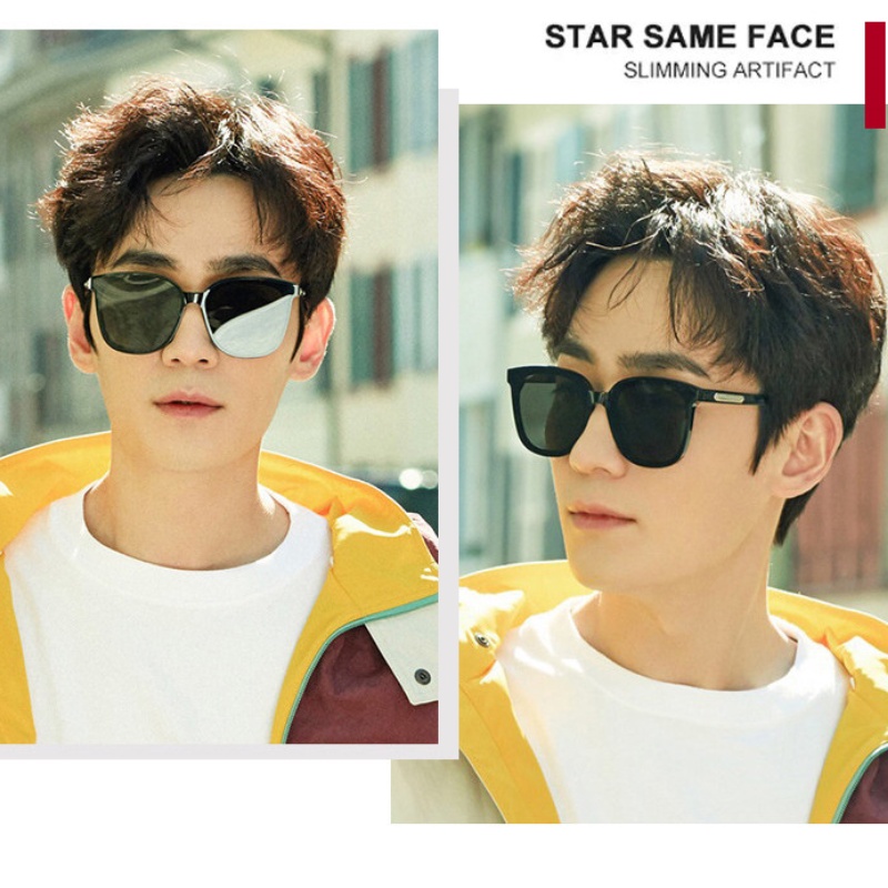 Kính mát gọng lớn nhiều màu sắc trong suốt phong cách Hàn Quốc thời trang dành cho cả nam và nữ