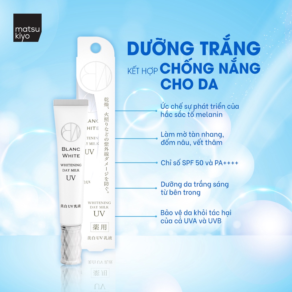 Sữa dưỡng ẩm chống nắng Blanc White matsukiyo 30ml