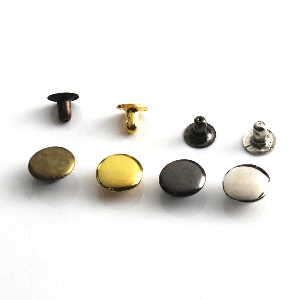 NICKOLAS Đinh Tán Tròn 6 / 8mm Gắn Túi Xách DIY