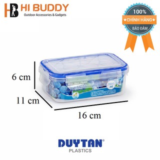 Bộ 5 Hộp Nhựa Đựng Thức Ăn 500ml | 16 x 11 x 6 cm | Hibushop