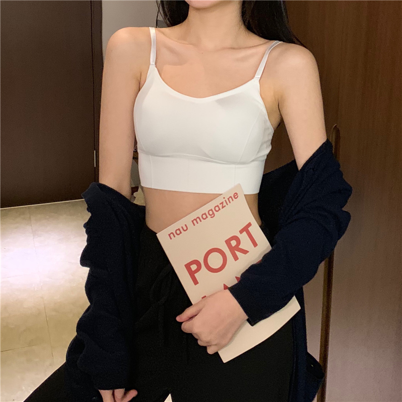 Áo Bra Màu Trơn Có Mút Đệm Thời Trang 42512