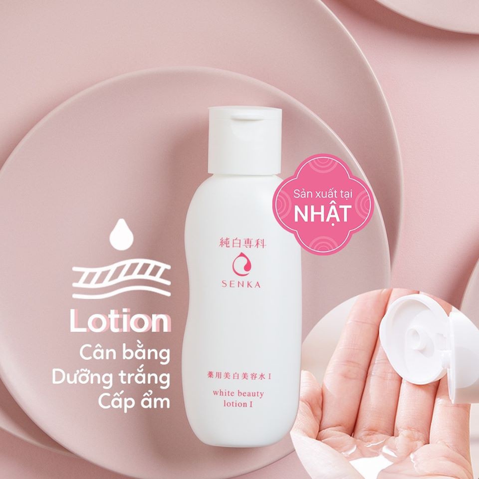 Nước dưỡng làm mềm trắng da SENKA White Beauty Lotion I 200ml