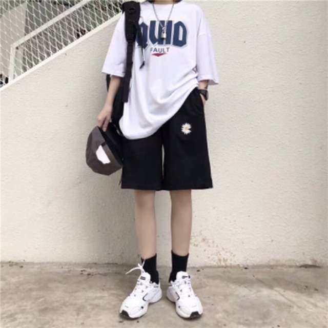 [FREESHIP+ẢNH THẬT] quần soóc thể thao hoa cúc daisy unisex siêu hot - SP3 | BigBuy360 - bigbuy360.vn
