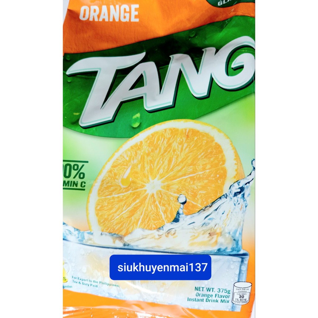 gói 375 gr Bột Cam Tang Thái Lan