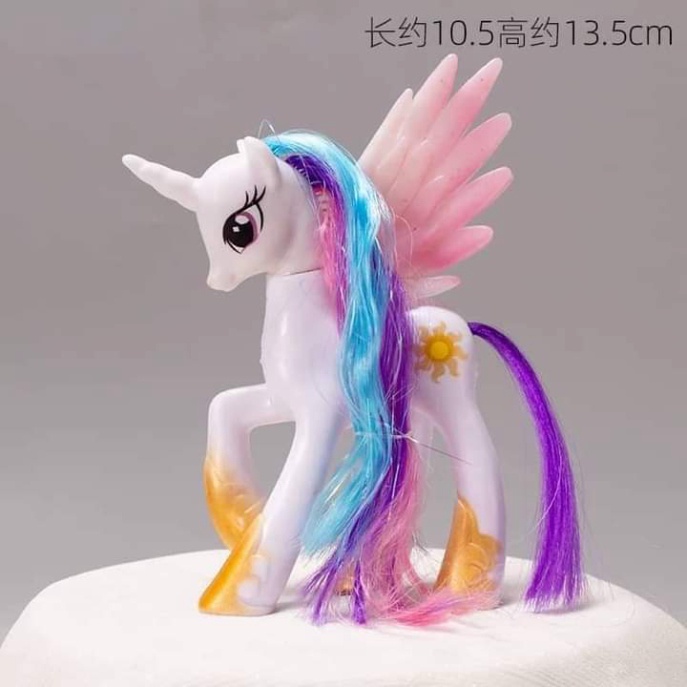 đồ trang trí bánh kem [FREESHIP❤️] ngựa pony sừng lớn