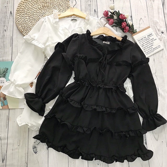 Đầm Alex dress thiết kế độc lạ chất kate lụa eo bo chun co giãn