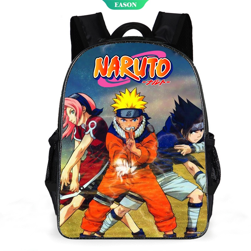 Ba Lô Đi Học In Họa Tiết Hoạt Hình Naruto Nhật Bản Chống Thấm Nước Thời Trang Cho Bé