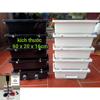 Baki lọc hồ koi 3-4-5 tầng kt 60 x 20 x 16cm