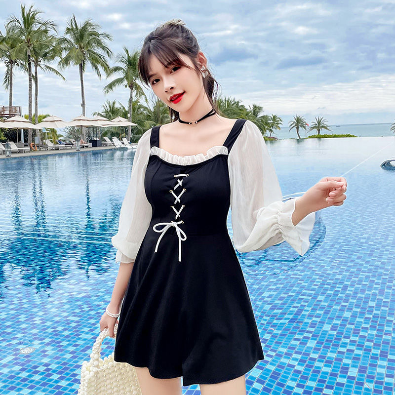 Đồ Bơi Nữ Một Mảnh Phong Cách Hàn Quốc 2021 | BigBuy360 - bigbuy360.vn