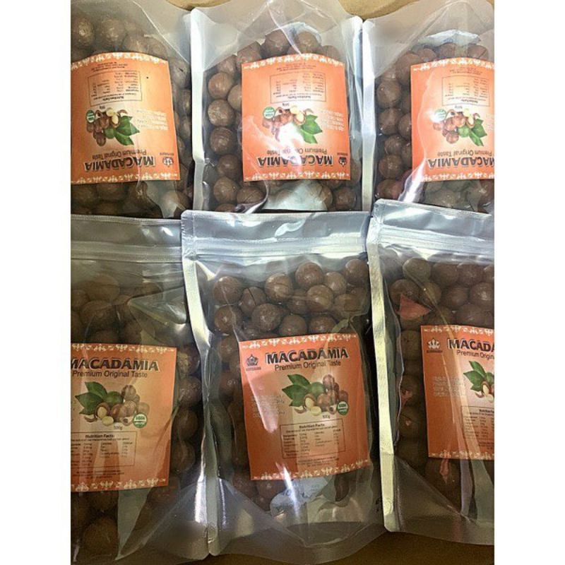 Hạt macca Úc vỏ nứt tự nhiên