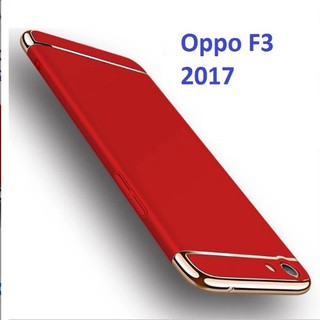 Ốp 3 mảnh Oppo F3 (2017)+ Tặng Đèn Siêu Sáng