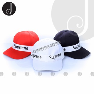 NÓN KẾT SUPREME - NÓN KẾT NAM NỮ (ĐEN - ĐỎ - TRẮNG)