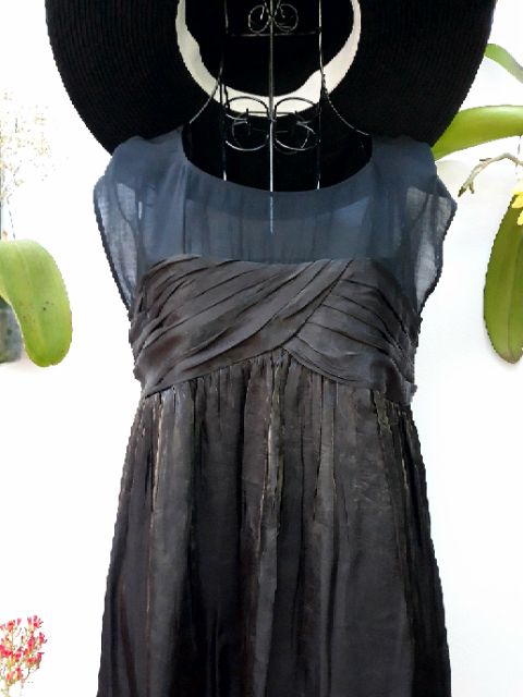 Đầm secondhand đắp chéo ngực xinh sang, size 38. Nhãn hiệu NOLLEY' S Sophi new 94% #hàng_si_tuyển