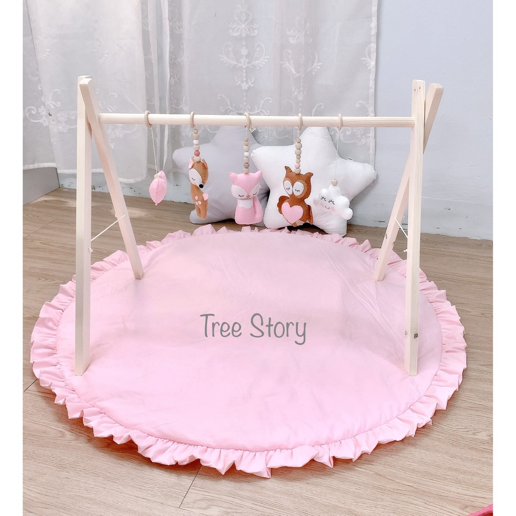 Kệ đồ chơi chữ A cho bé
